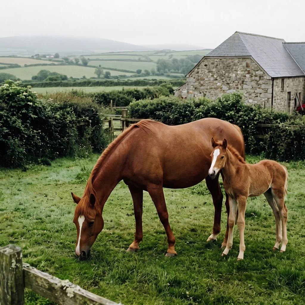 Élevage de chevaux au Centre équestre de Langlade, Brive-la-Gaillarde